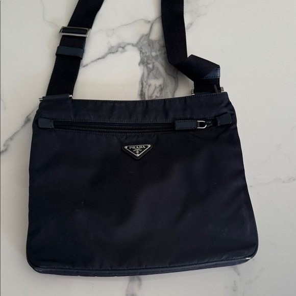 Prada Navy Men's Messenger Bag - Picture 1 of 4